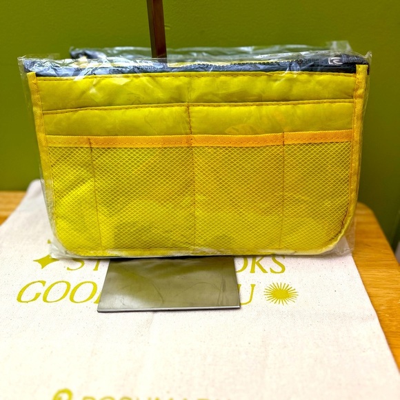 🆕 Large Yellow and Gray Bag Inserts/Organizers - Picture 1 of 9